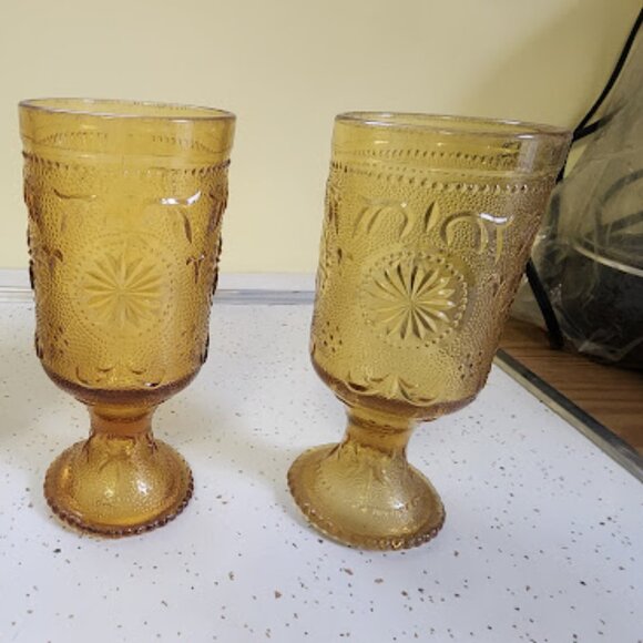 Vintage Brockway Glass American Concord Anchor Drinking Glasses- Set of 3 - Picture 3 of 3
